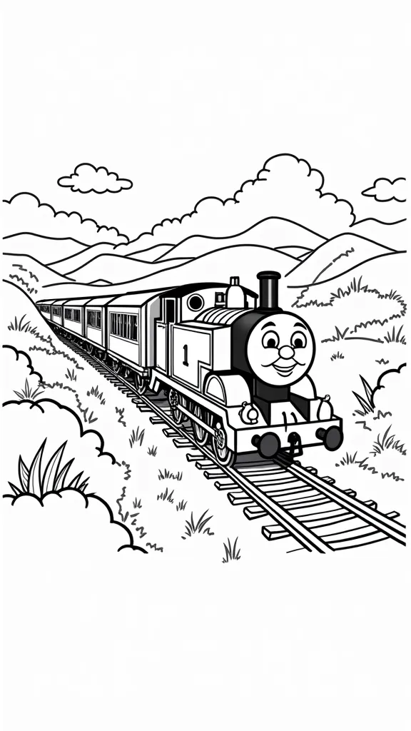 coloriages thomas gratuitement